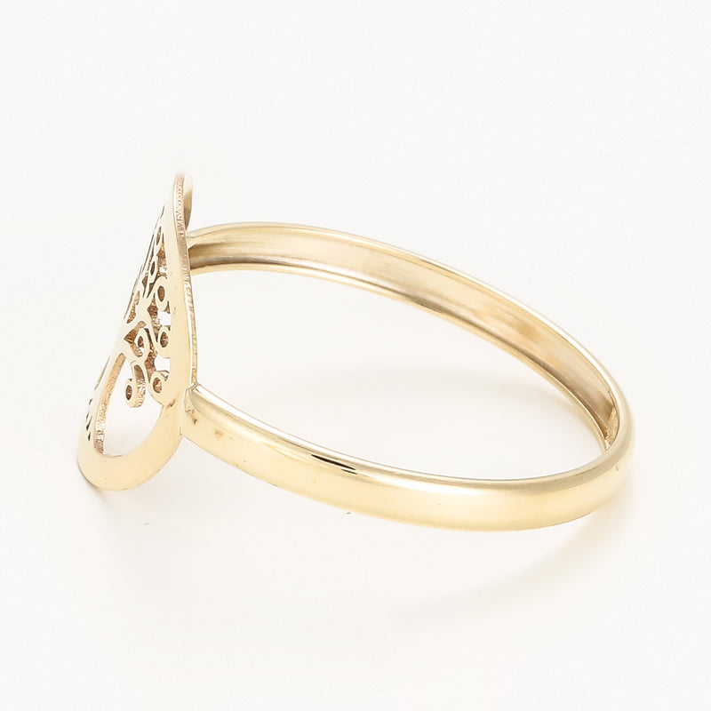 Bague " Arbre De Vie Tout Or " Or Jaune 375/1000