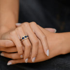 Bague " Elsa" Or Jaune 375/1000 Et Zirconium