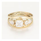 Bague " Adrielle " Or Jaune 375/1000 Et Zirconium