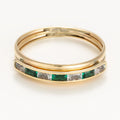 Bague " Lucas " Or Jaune 375/1000 Et Zirconium