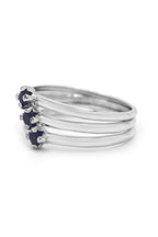 Bague "Abbie Blanc" Or Blanc 375/1000 Et Zirconium