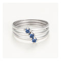 Bague "Abbie Blanc" Or Blanc 375/1000 Et Zirconium