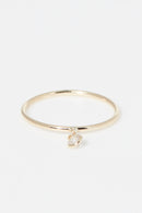 Bague "Pierette " Or Jaune 375/1000 Et Zirconium