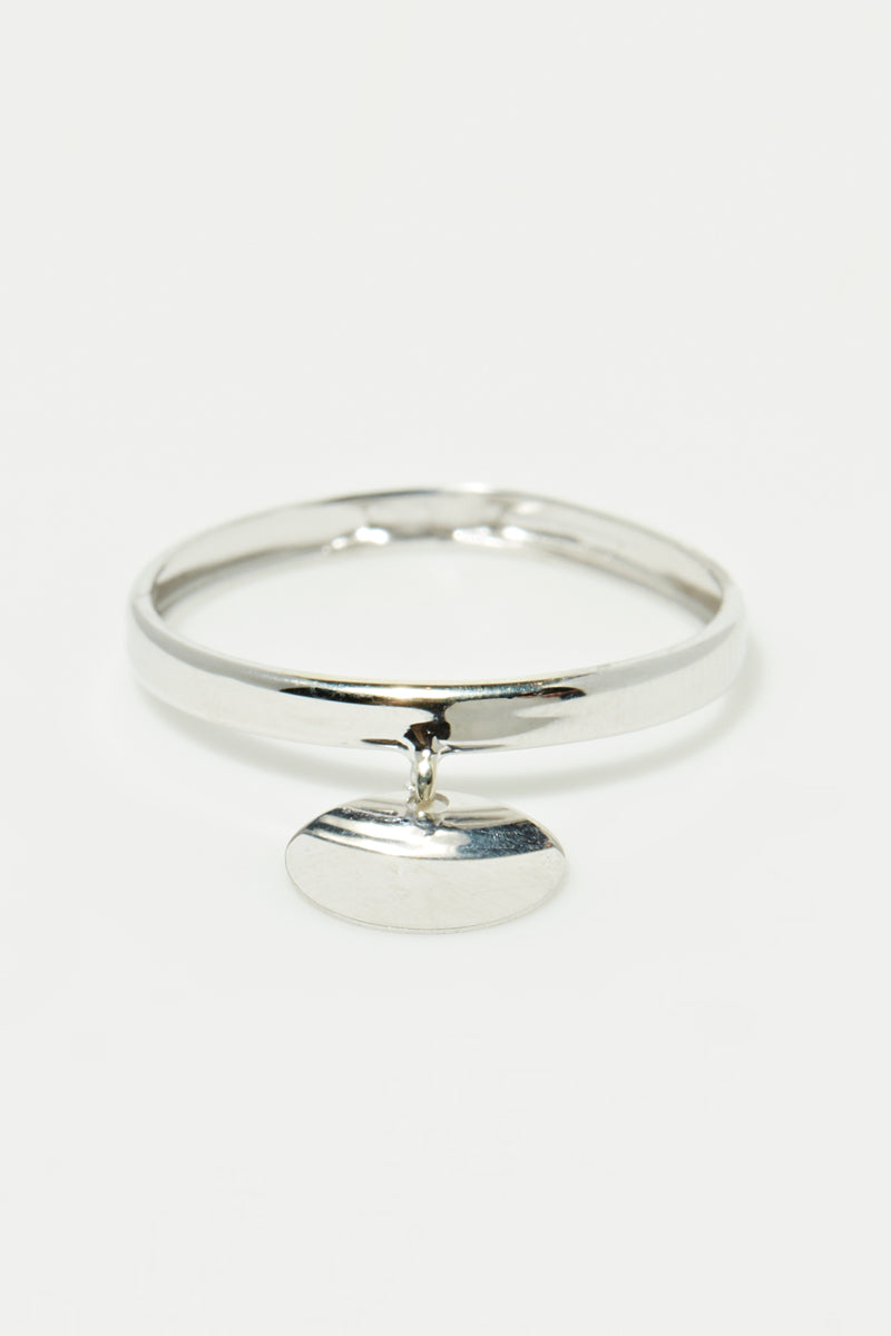 Anillo “Medallón” – Oro blanco 375/1000