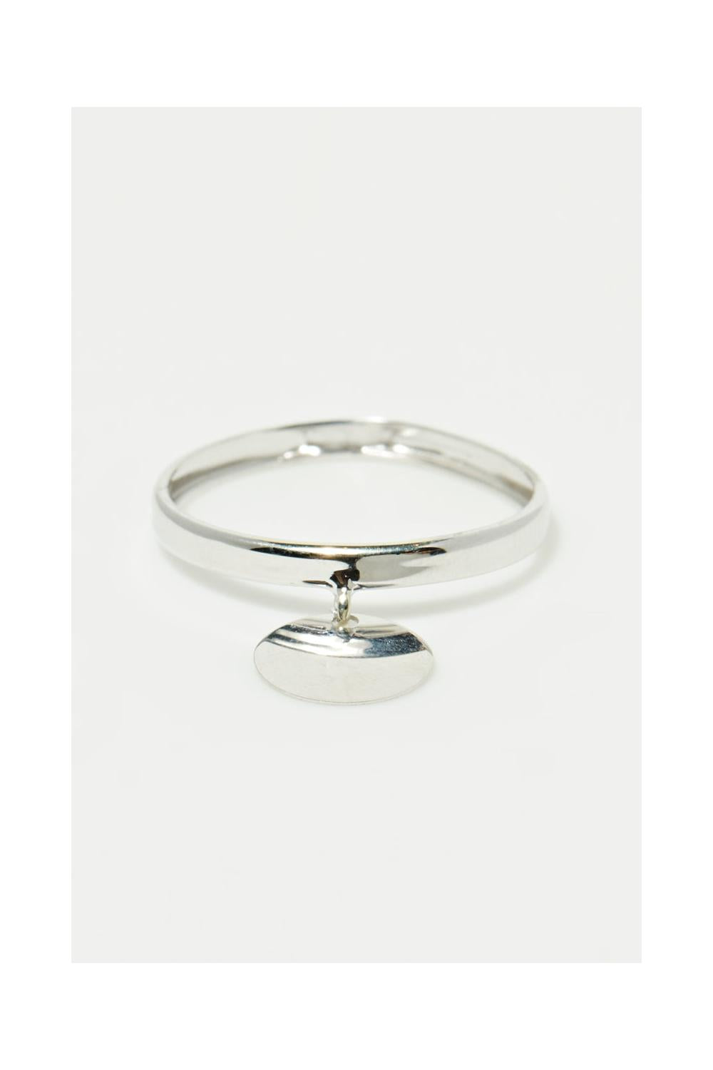 Bague"Médaillon" Or Blanc 375/1000