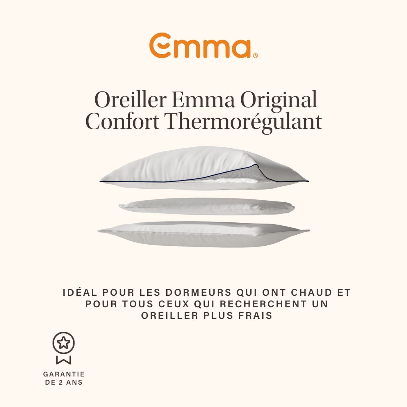 Oreiller Original Confort Thermorégulant