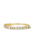 Bague "Relation" Or Jaune 375/1000 Et Zirconium