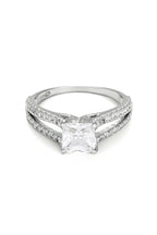 Bague "La Merveilleuse" Or Blanc 375/1000 Et Zirconium