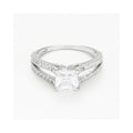 "La Merveilleuse" Ring in 375/1000 White Gold and Zirconium