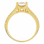 Bague "La Merveilleuse" - Or Jaune 375/1000 Et Zirconium