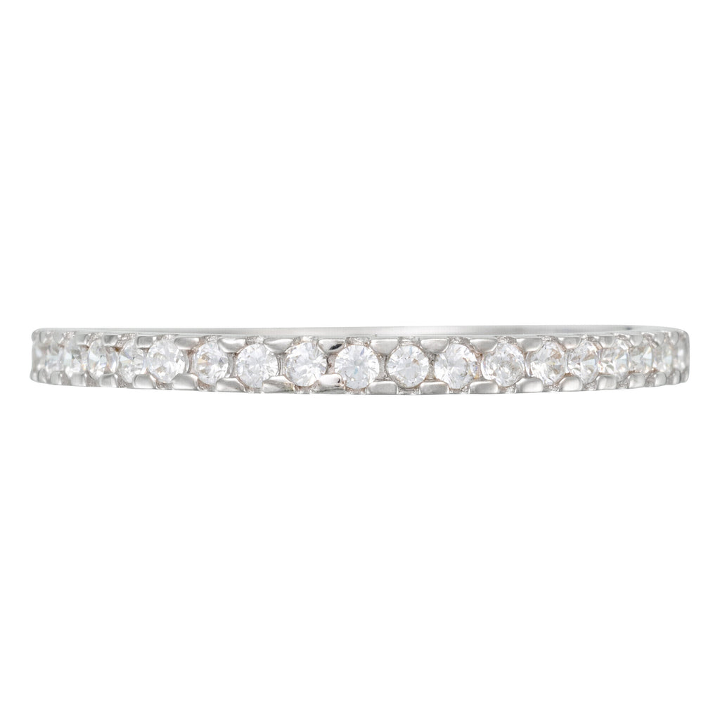 "Délicatesse" Ring White Gold 375/1000 And Zirconium