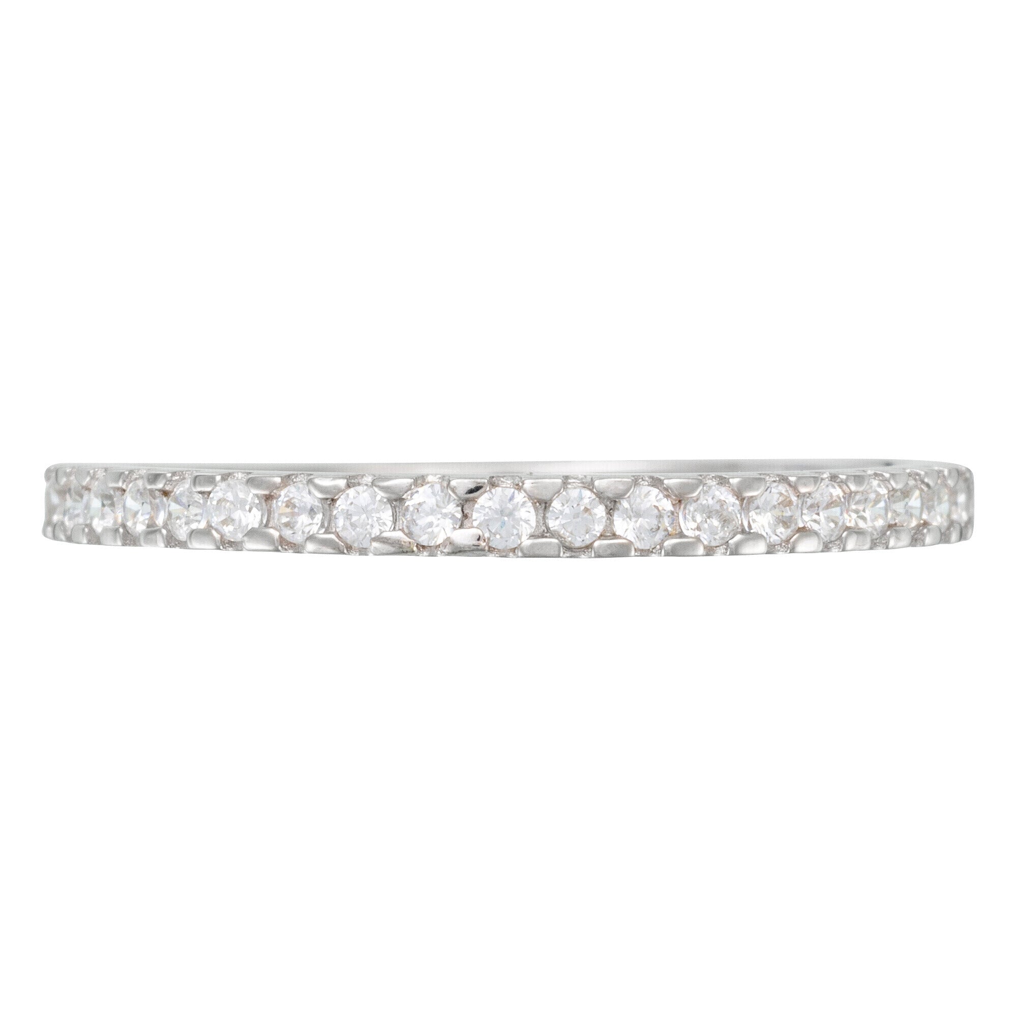 "Délicatesse" Ring White Gold 375/1000 And Zirconium