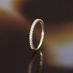 Bague "Délicatesse" Or Jaune 375/1000 Et Zirconium