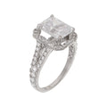 Bague "Splendeur" Or Blanc 375/1000 Et Zirconium