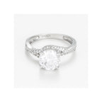 “Tourbillon” Ring 375/1000 White Gold And Zirconium