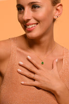 "Rencontre Florale" Ring - 375/1000 Yellow Gold