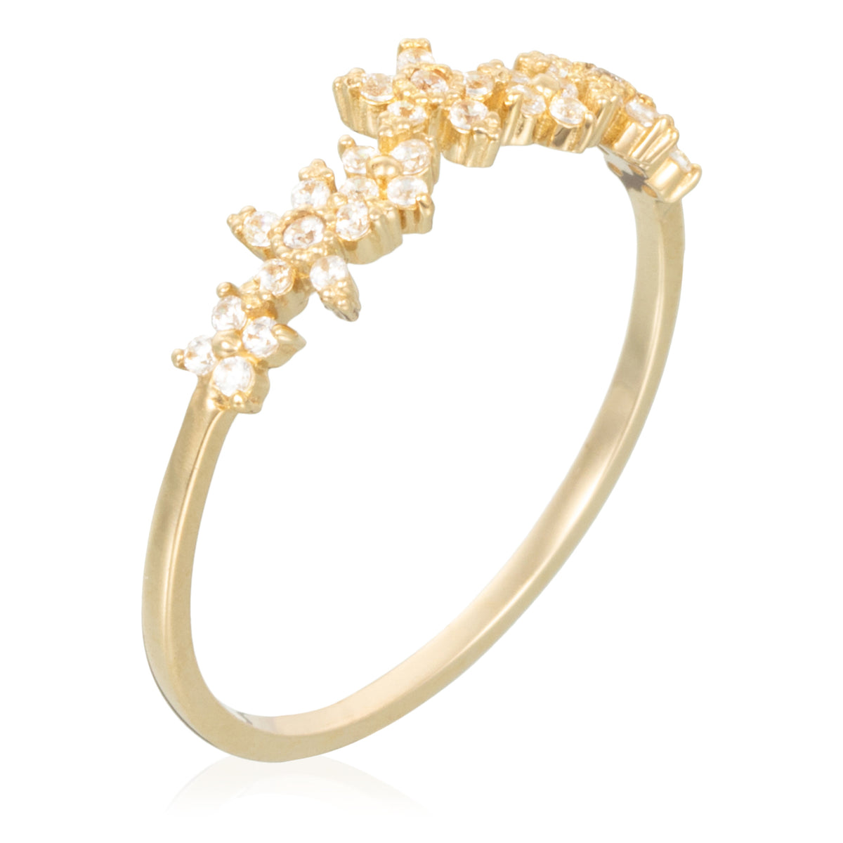 Bague "Cocktail" Or Jaune 375/1000