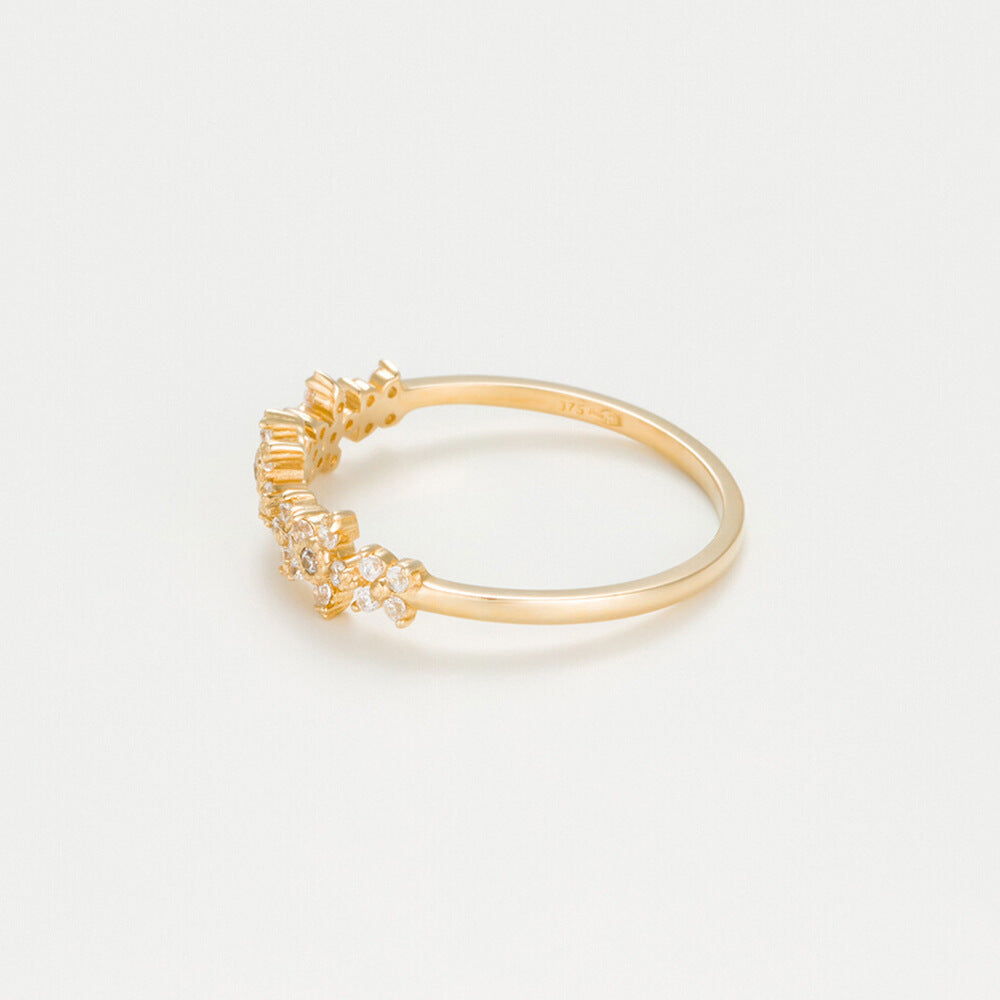 Bague "Cocktail" Or Jaune 375/1000