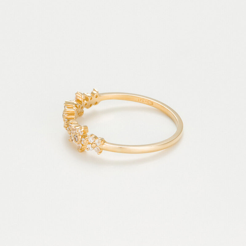 Bague "Cocktail" Or Jaune 375/1000