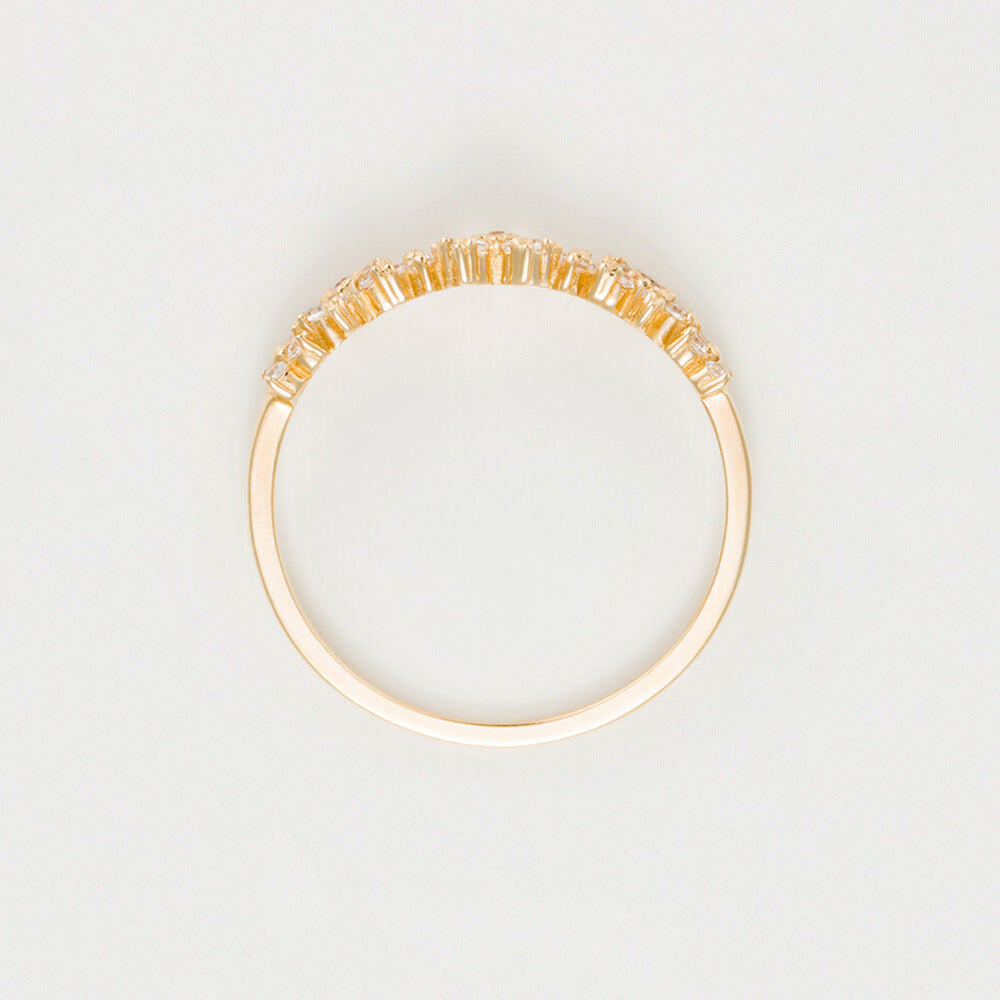 Bague "Cocktail" Or Jaune 375/1000
