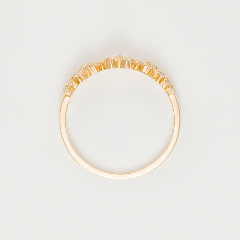 Bague "Cocktail" Or Jaune 375/1000