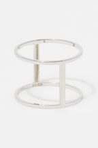 Bague "Jolie Cage Dorée" Or Blanc 375/1000