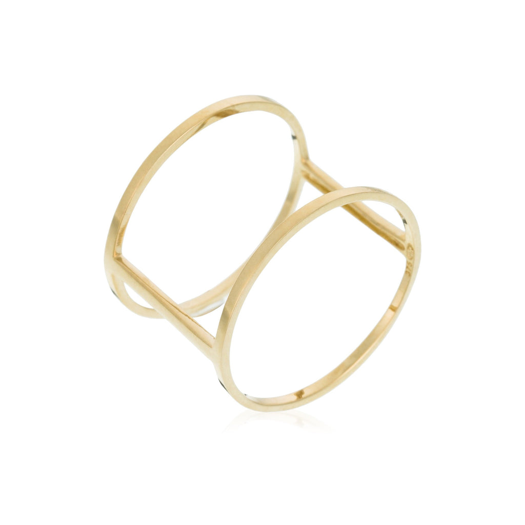 Anillo Jolie Jaula Dorada - Oro Amarillo