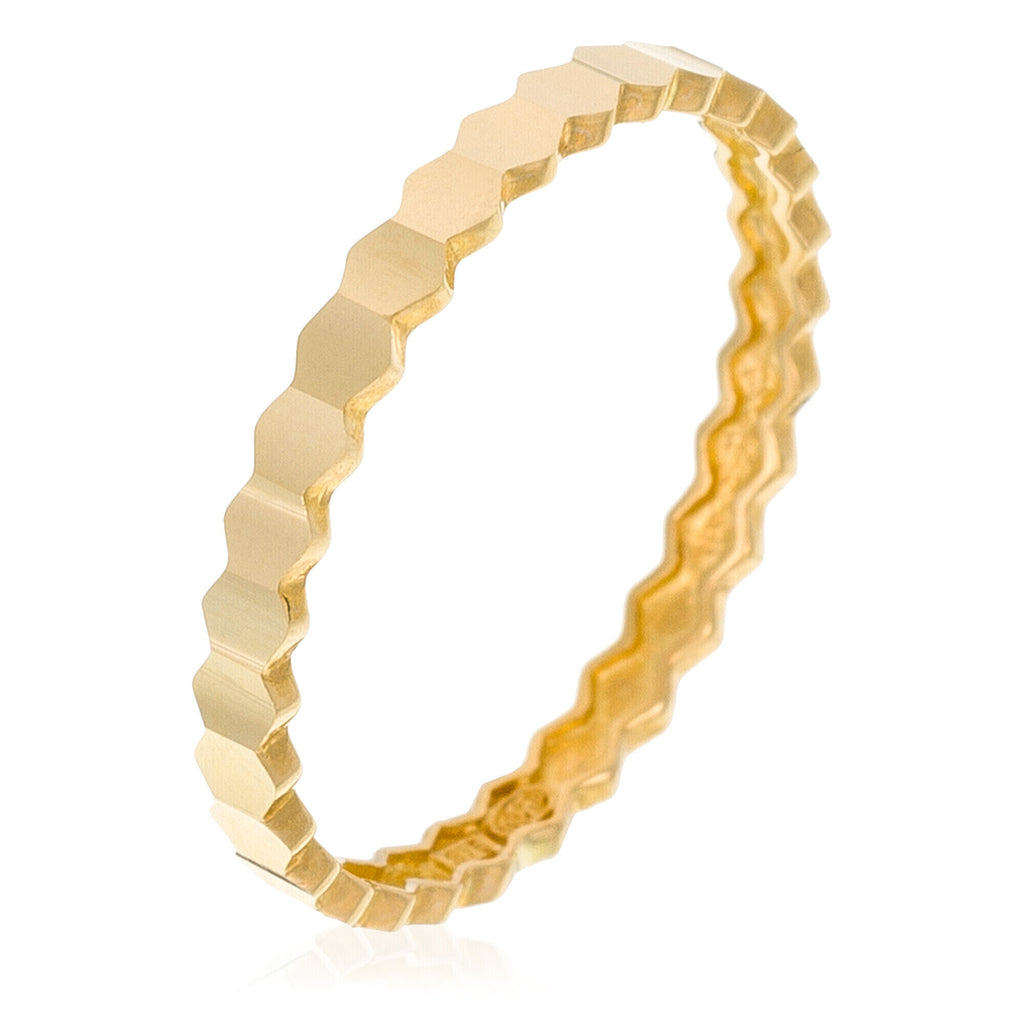 “Fiancee” Ring – 375/1000 Yellow Gold