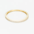 "Hélios" Ring - Yellow Gold 375/1000 And Zircon