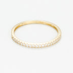 "Hélios" Ring - Yellow Gold 375/1000 And Zircon