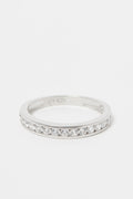 Bague "Engagement" Or Blanc 375/1000