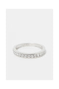 "Engagement" Ring in 375/1000 White Gold