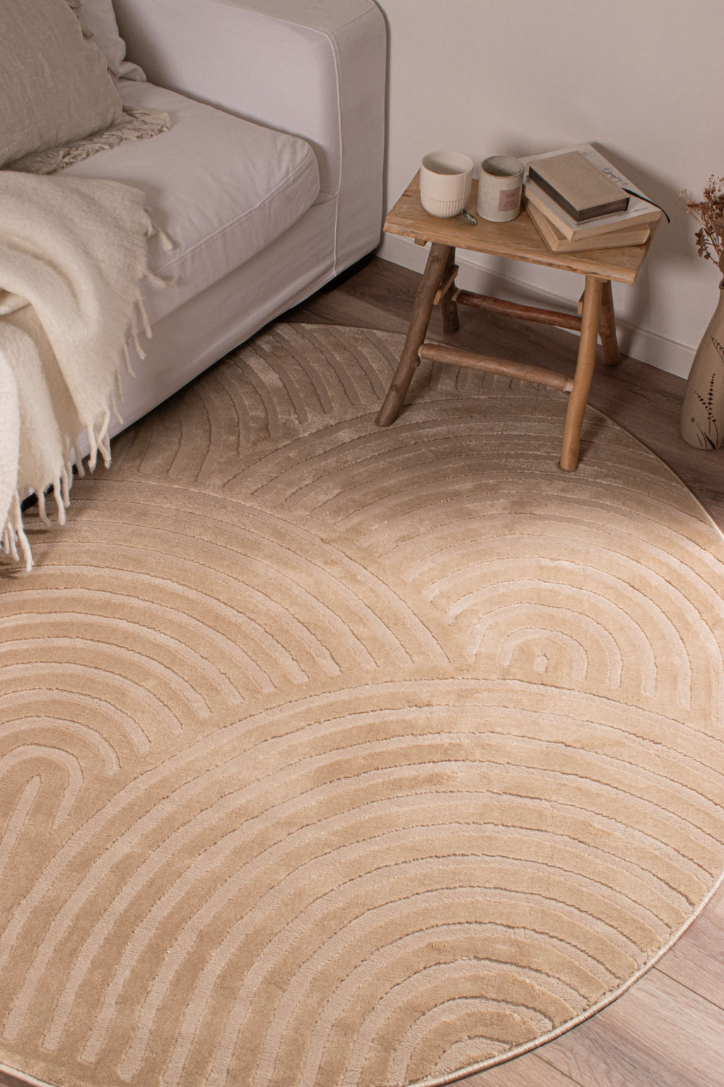 Bianca - Tapis D'Intérieur - Polypropylène - Beige