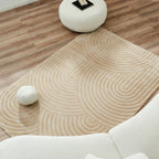 BIANCA - Modern beige rainbow pattern rug - BIA157BEI BIANCA
