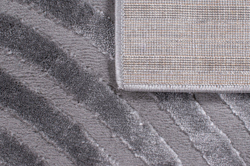 Tapis Bianca 157 - Motif Graphique - Gris - Intérieur