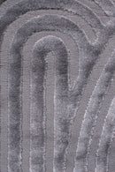 Tapis Bianca 157 - Motif Graphique - Gris - Intérieur