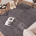 Bianca - Alfombra moderna en relieve gris - BIA159GRI BIANCA