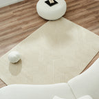 BIANCA - Alfombra de salón moderna color crema - BIA160CRE BIANCA