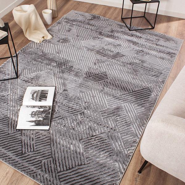 BIANCA - Modern gray living room rug - BIA160GRI BIANCA