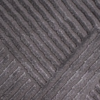 BIANCA - Round modern gray living room rug - BIA160GRI BIANCA