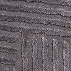BIANCA - Round modern gray living room rug - BIA160GRI BIANCA