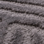 BIANCA - Round modern gray living room rug - BIA160GRI BIANCA