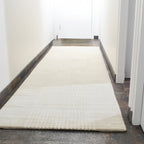 Alfombra crema con motivos en relieve: BIA163CRE BIANCA