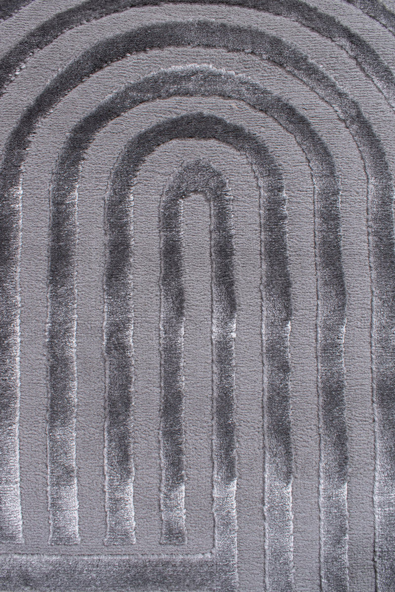 Tapis Bianca 163 - Motif Graphique - Gris - Intérieur