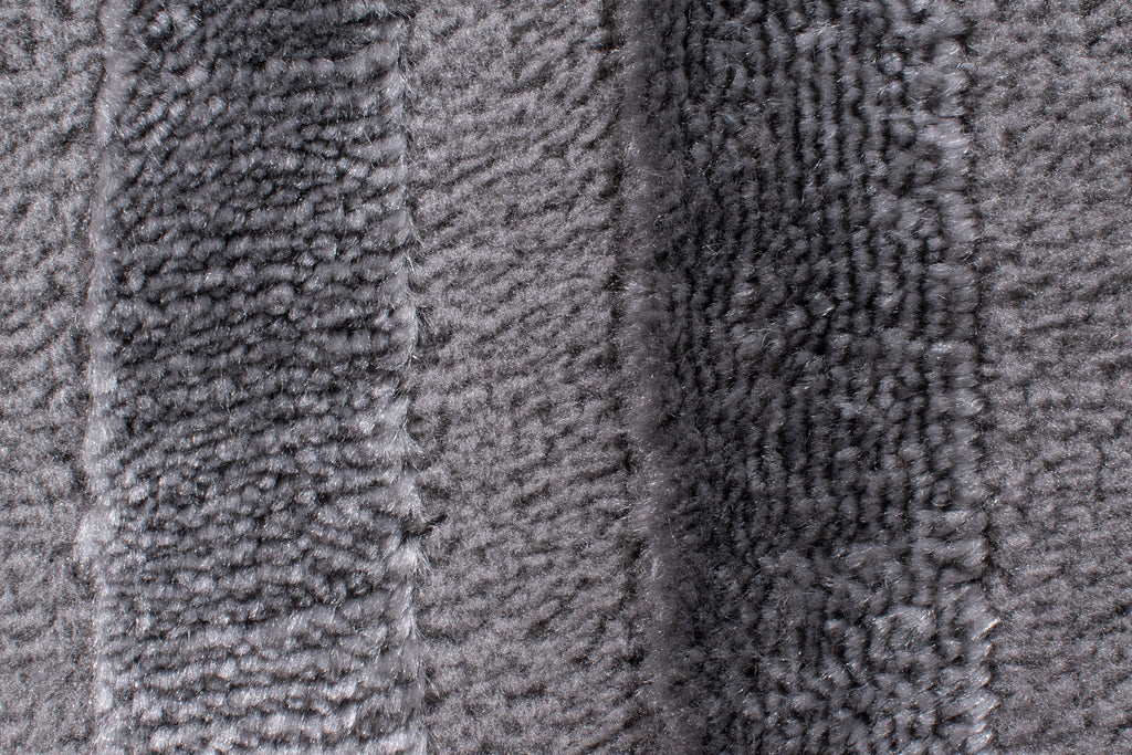 Tapis motif en relief gris : BIA163GRI BIANCA