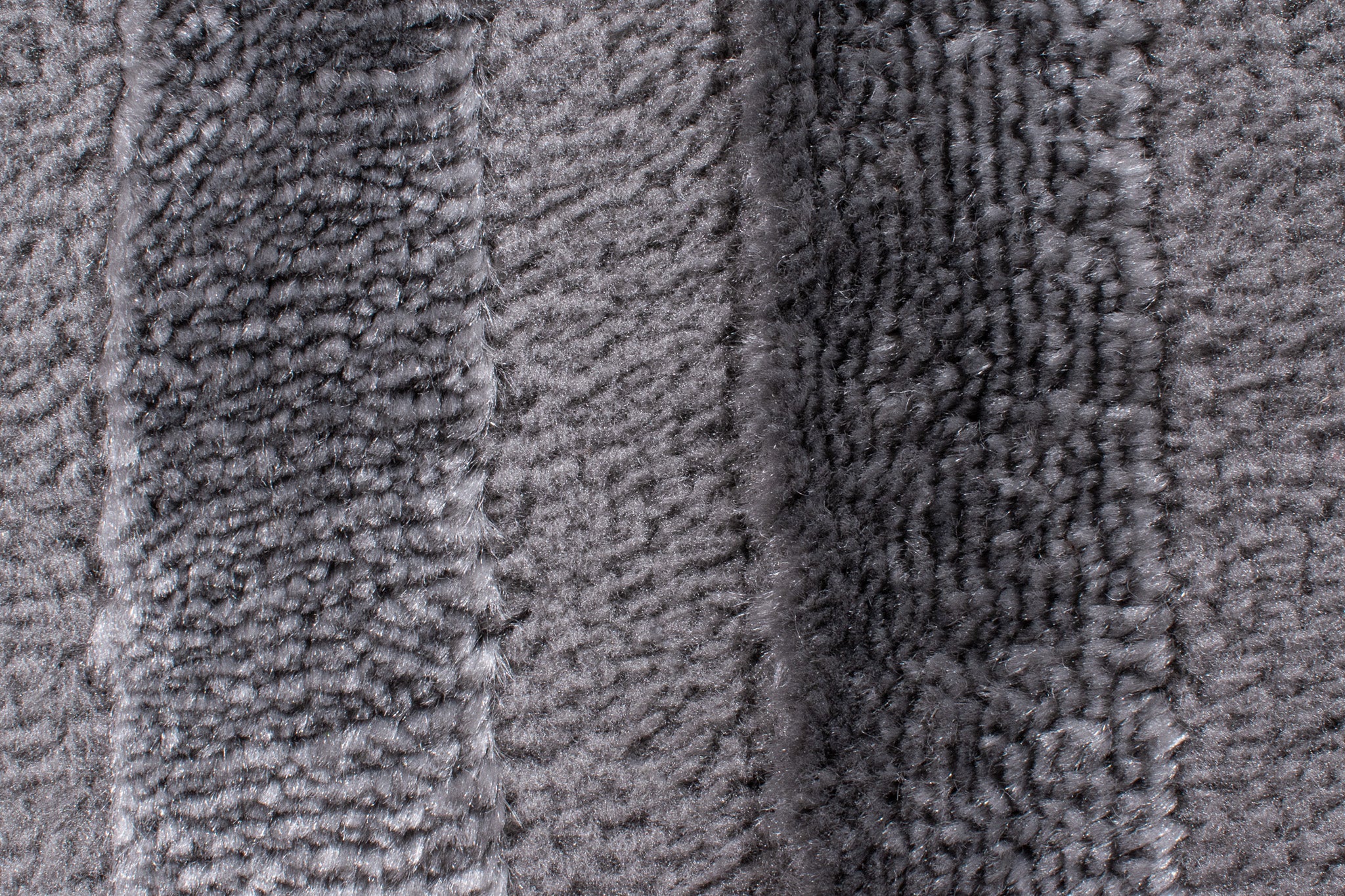 Tapis motif en relief gris : BIA163GRI BIANCA
