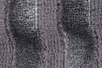 Tapis motif en relief gris : BIA163GRI BIANCA