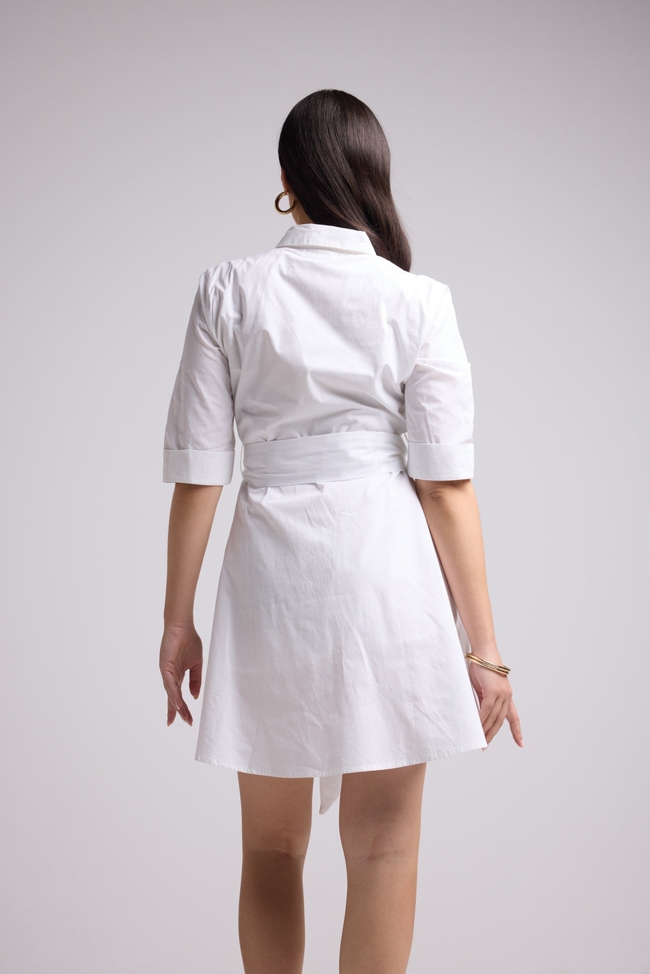 Short Dress - Biba Court Uni - White