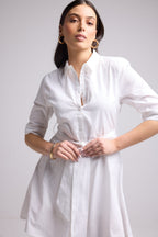 Short Dress - Biba Court Uni - White
