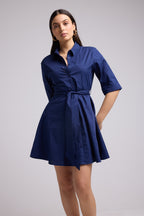 Robe Courte - Biba Court Uni - Navy